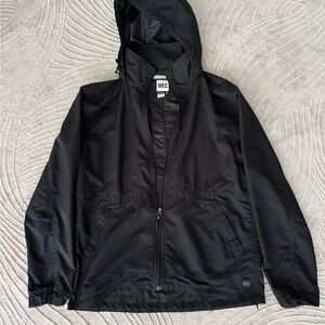 MEC Men's Black Windbreaker Jacket